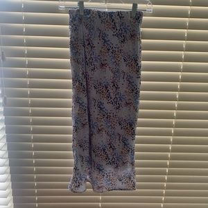 Knee length skirt